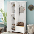 Stylish Design Hall Tree with Flip-Up Bench
