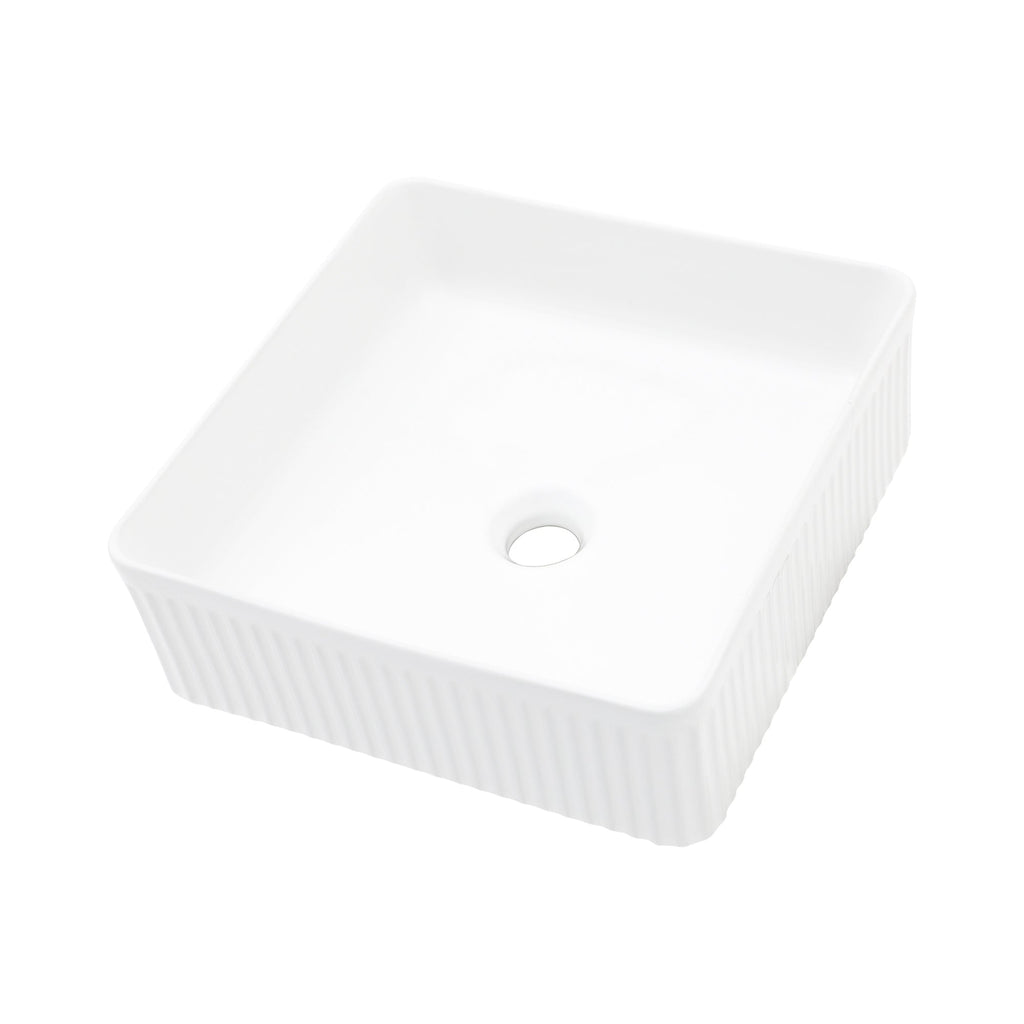 15.69"x15.69" Modern Bathroom Vessel Sink