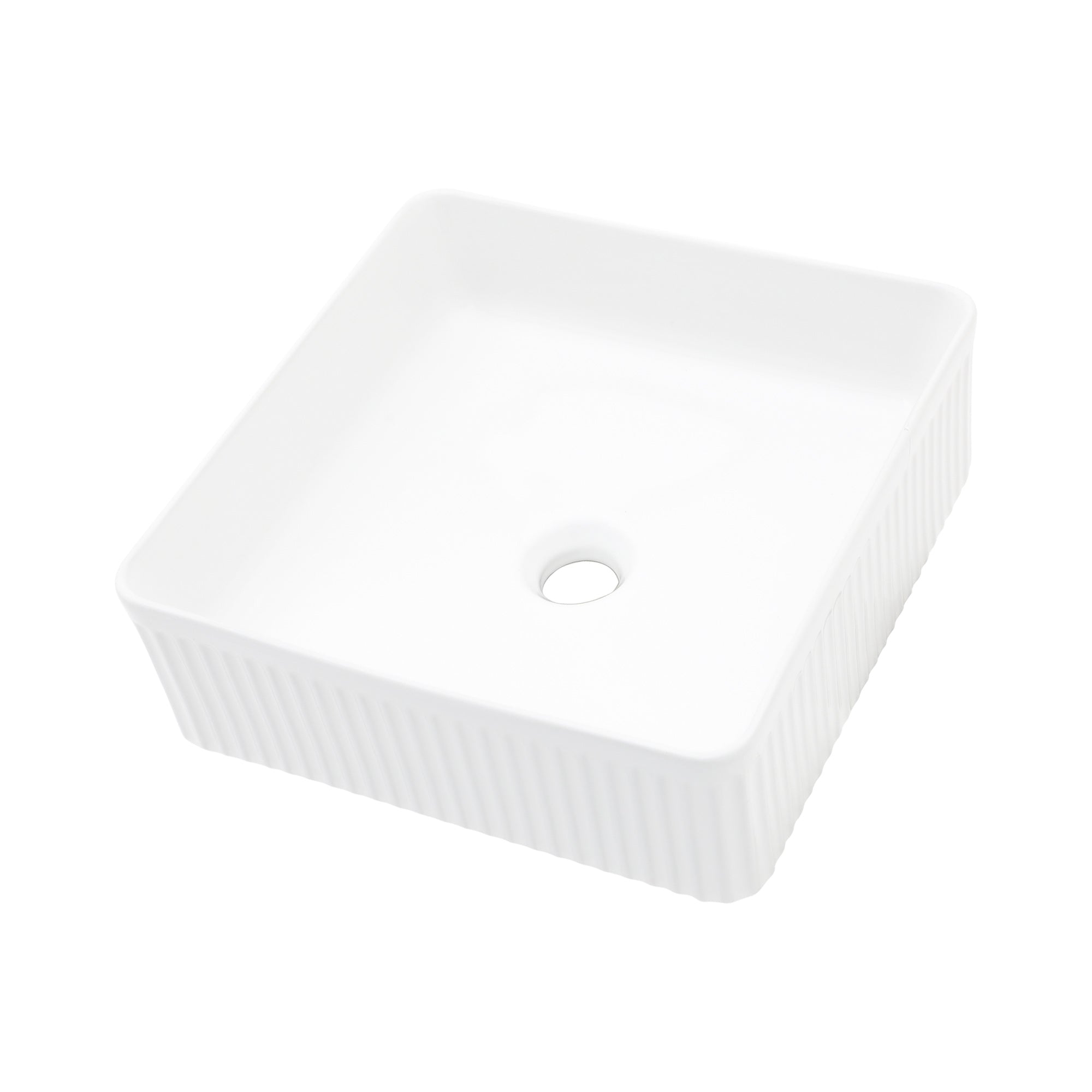 15.69"x15.69" Modern Bathroom Vessel Sink