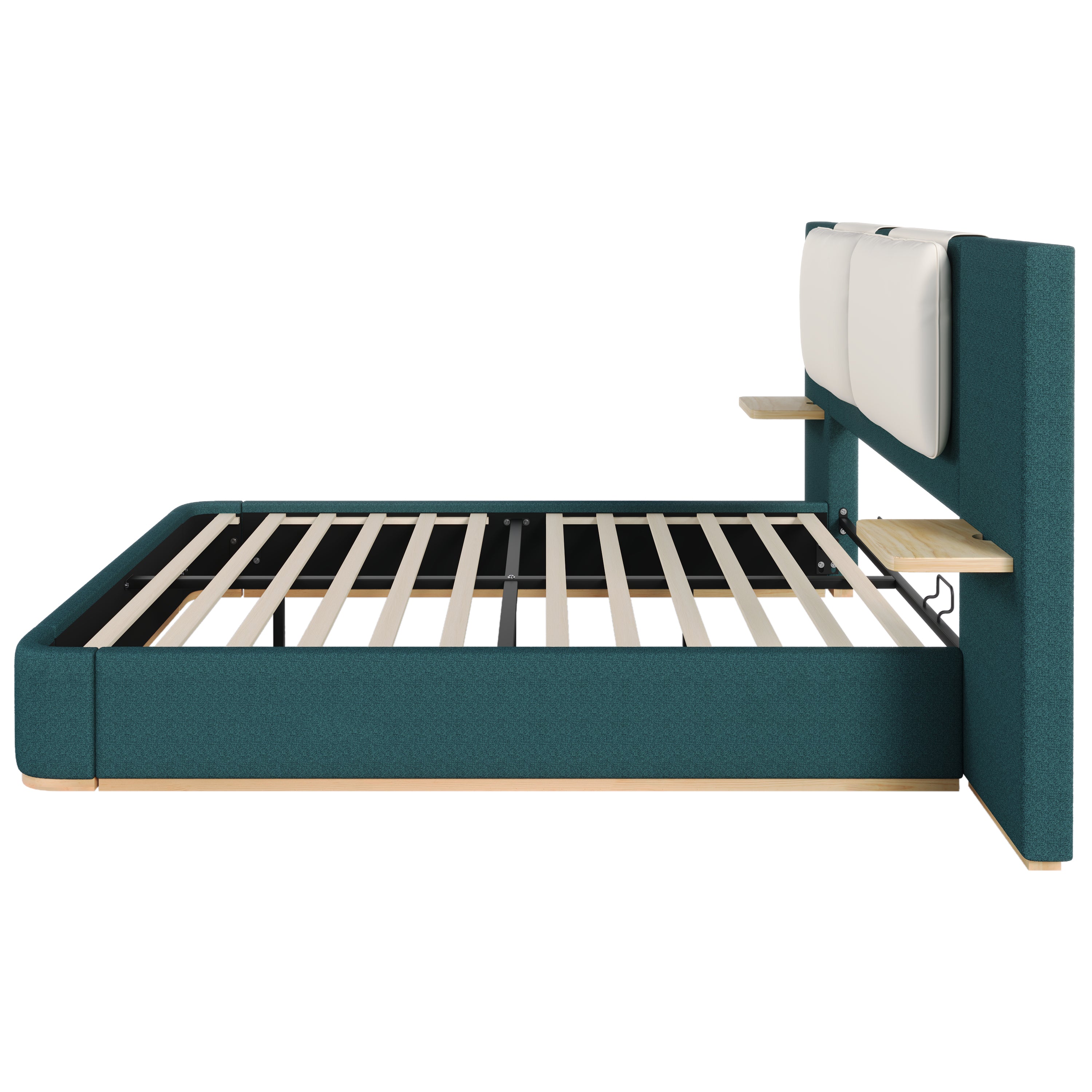 Queen Size Upholstered Platform Bed