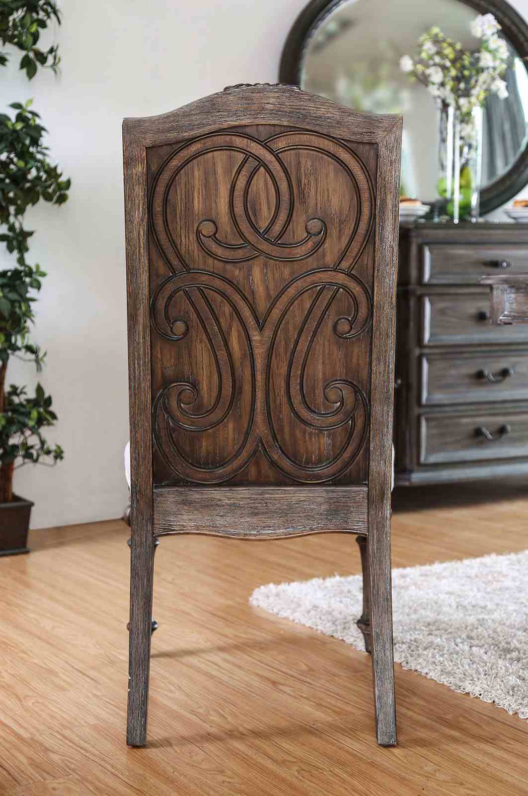 Elegant Rustic 5pc Dining Set