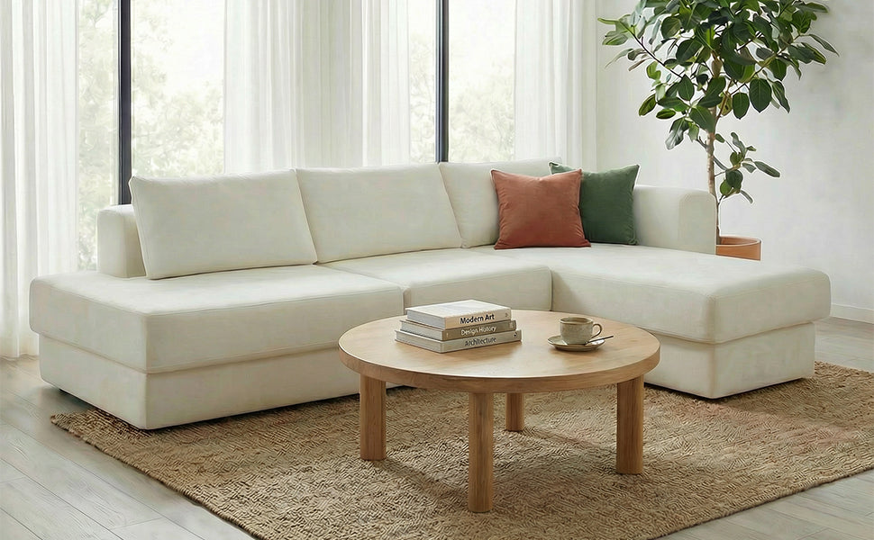 L-Shaped Modular Sofa 113" Modular Sectional