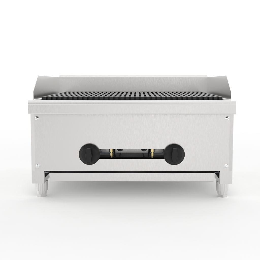 24 Inch Commercial Gas Lava Rock Charbroiler