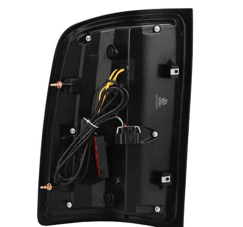 AlphaRex 07-13 GMC Sierra 1500/2500HD/3500HD Luxx Series LED Tail Lights - Alpha Black 630070 *Discontinued