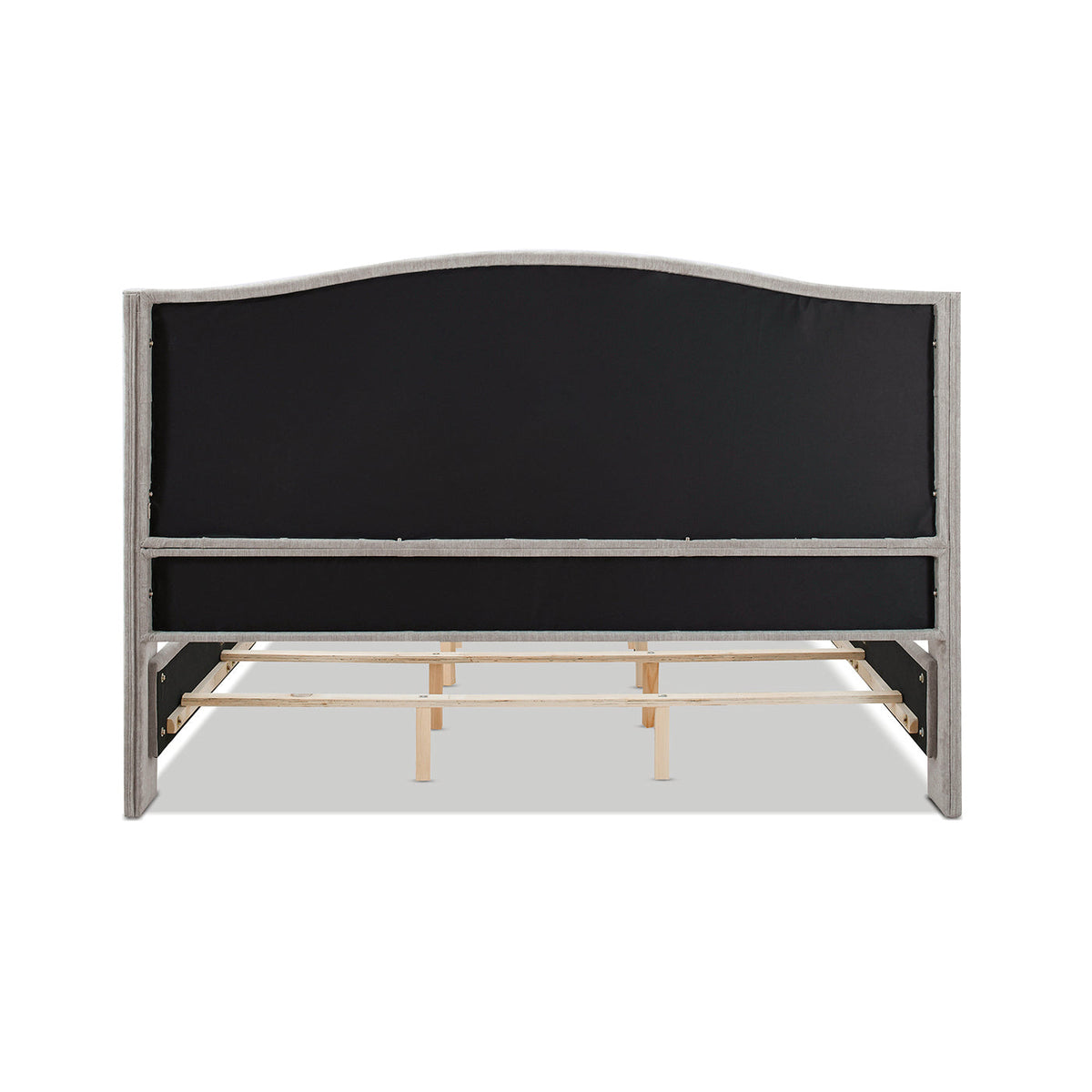 Marcella Upholstered Shelter Headboard Bed Set, King