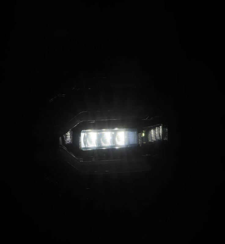 AlphaRex 07-13 GMC Sierra 1500/2500HD/3500HD Luxx Series LED Tail Lights - Alpha Black 630070 *Discontinued