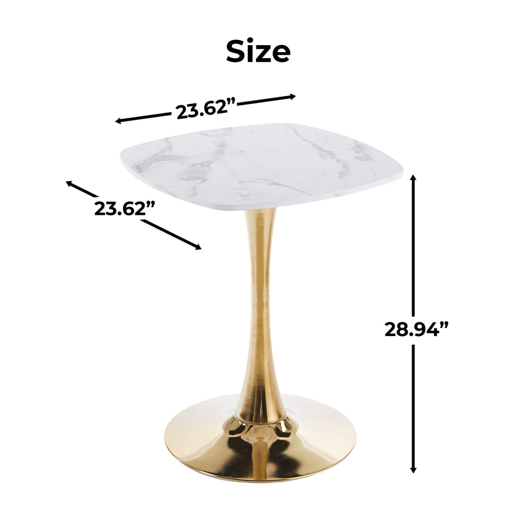 Square Tulip Dining Table for 2-4 Persons