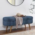 Ottoman Oval Storage Bench