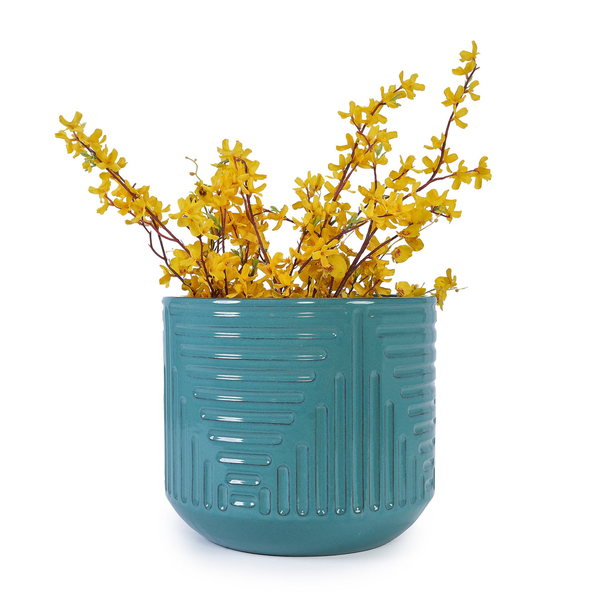 Handmade Ceramic Planter - 16 Inch Diameter