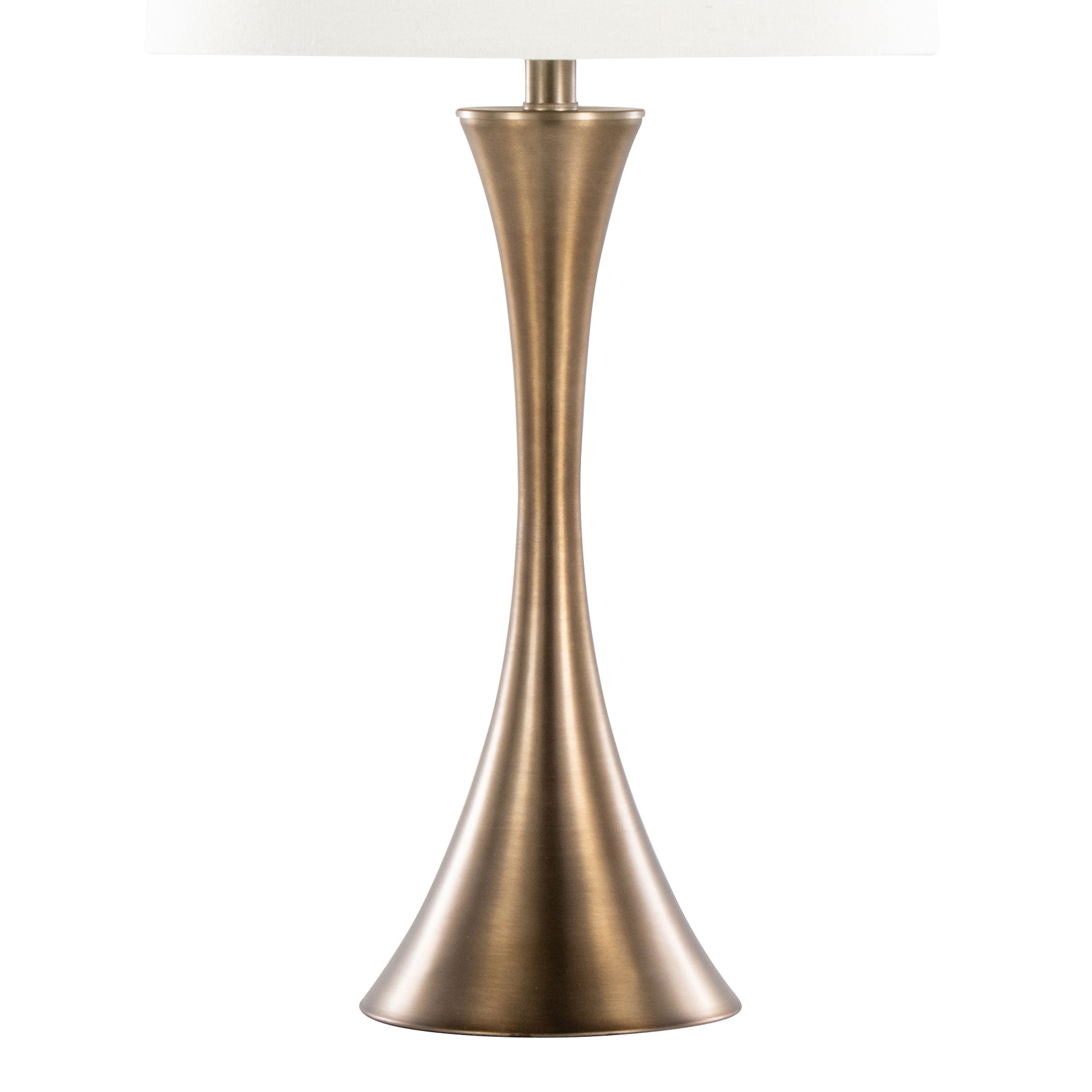 29" Contemporary Metal Table Lamp