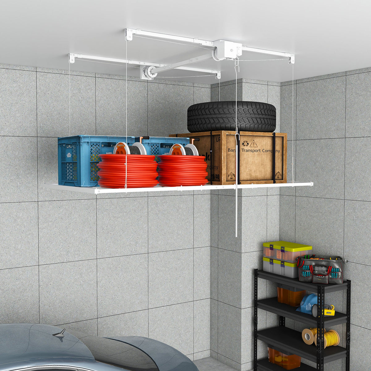 Overhead Garage Storage Rack 3x6 FT