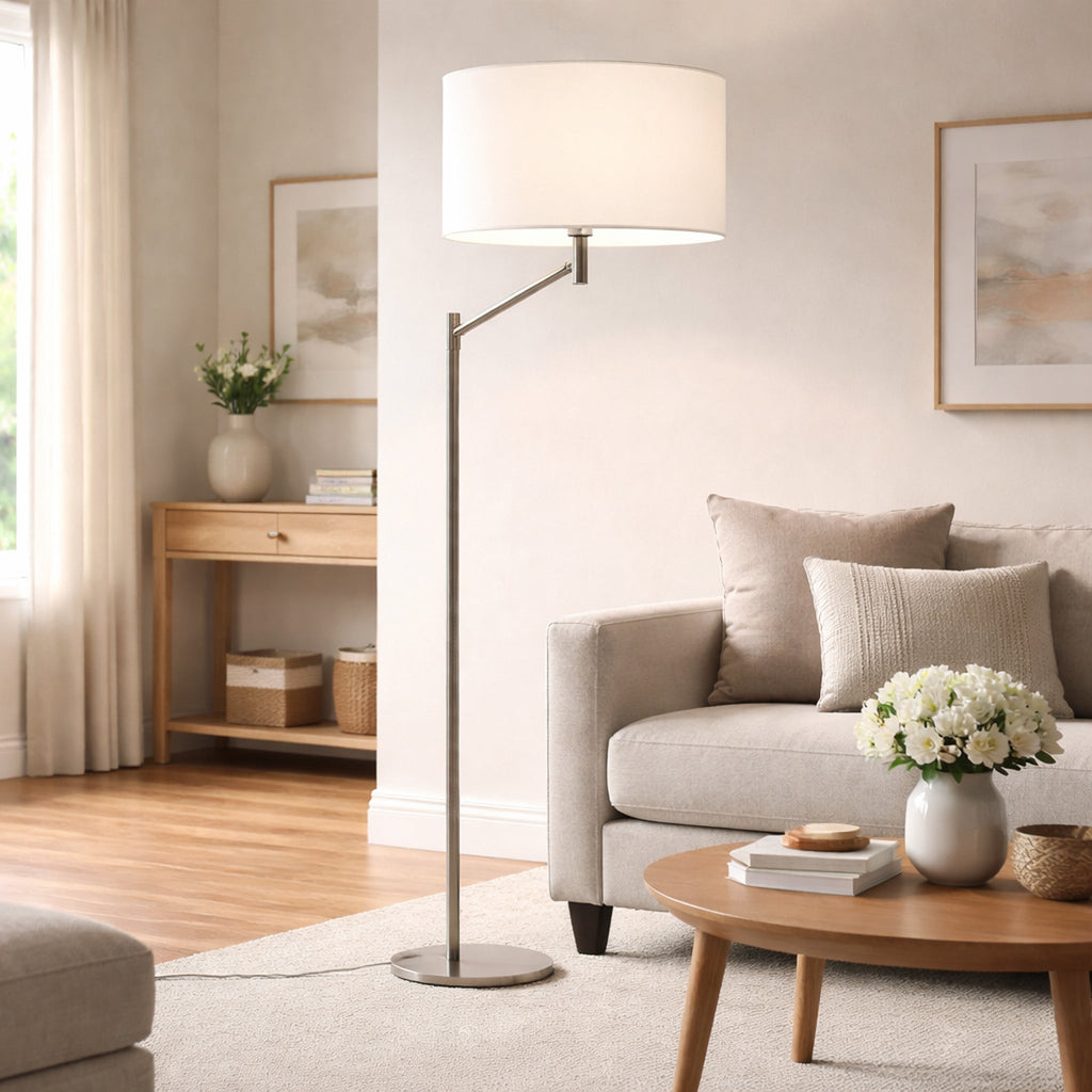 Horizon Brushed Nickel Table Lamp