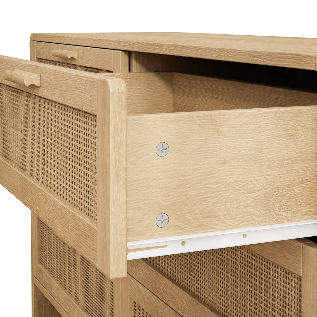 51.18'' Arc Shaped Corner Rattan Cabinet