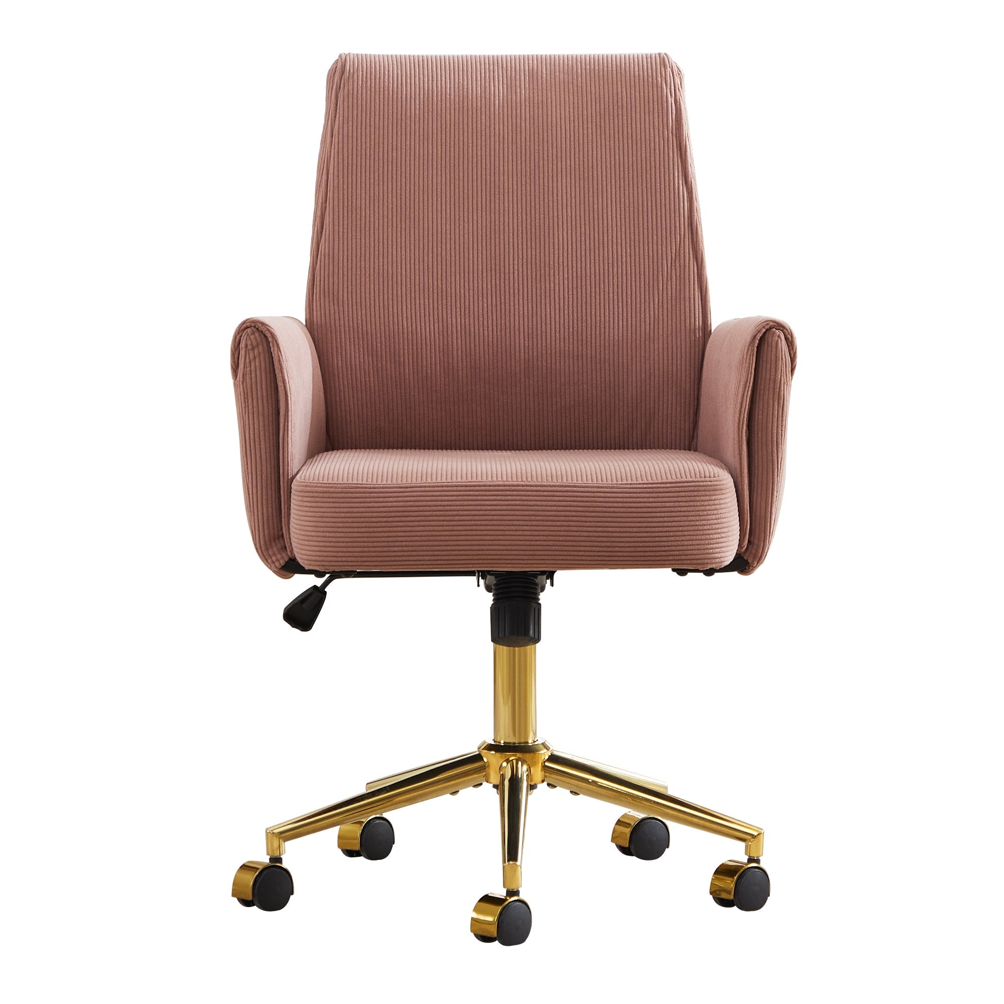 Mid-Back Liftable Office Chair - Pink