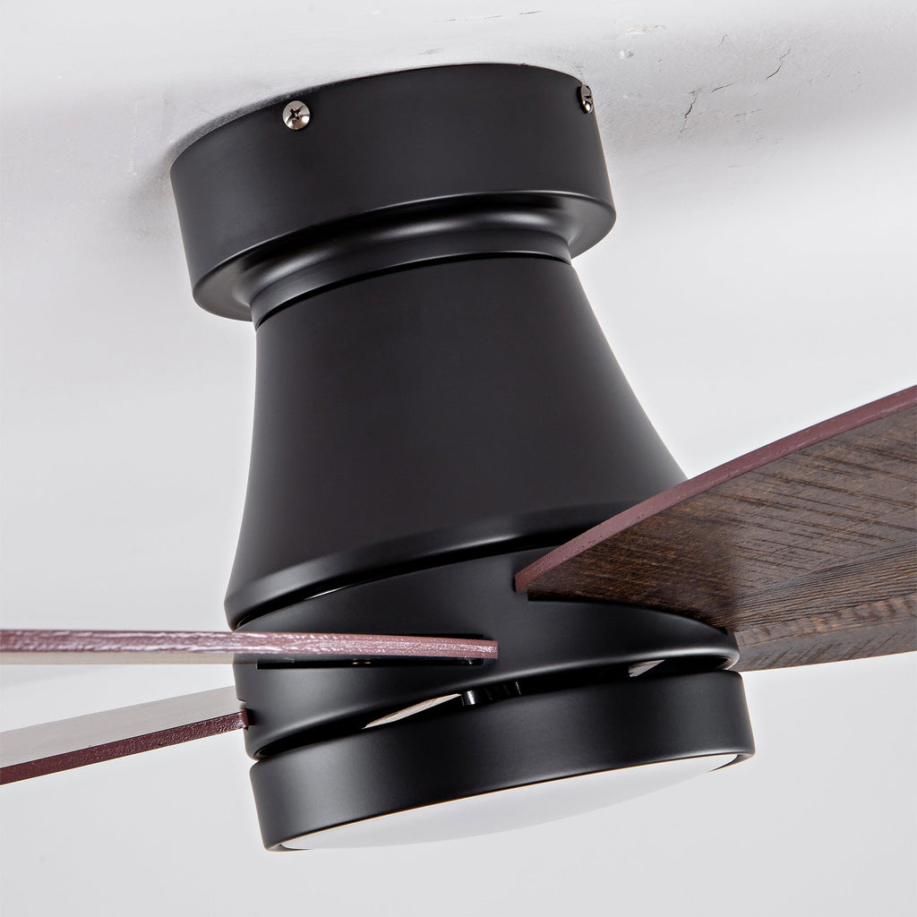 32 Inch Low Profile Ceiling Fan with Lights and Remote