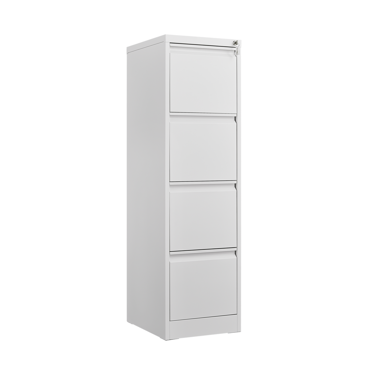 4 Drawer Vertical File Cabinet with Lock