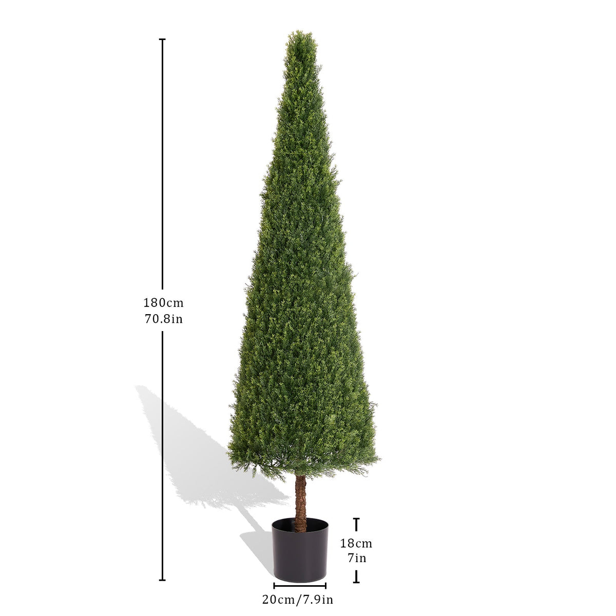 6FT Artificial Conical Topiary Trees