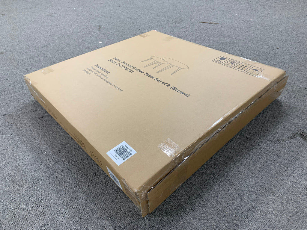 27.56'' Round Nesting Coffee Table Set of 2