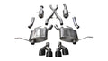 Corsa Performance 14-16 Jeep Grand Cherokee Summit Edition Black 2.5in Dual Rear Exit