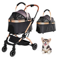 2-in-1 Detachable Pet Stroller for Dogs and Cats