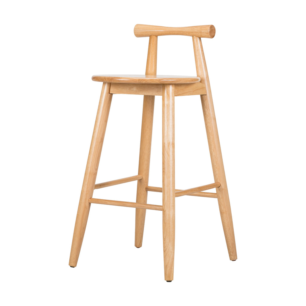 Grove Indoor Rubberwood Barstool