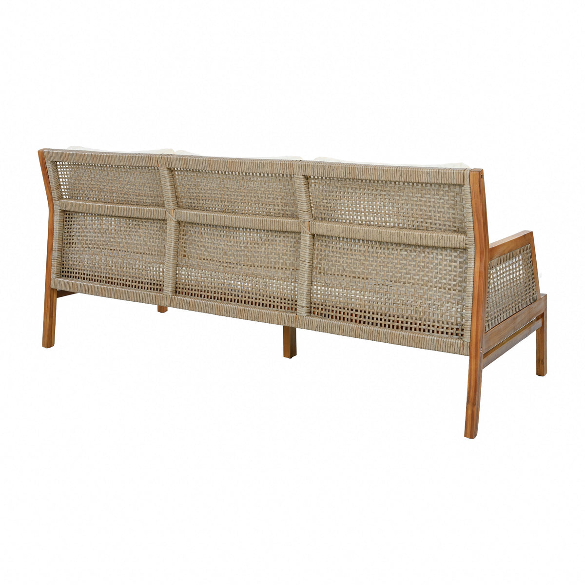 3 Piece Acacia Wood Patio Furniture Set