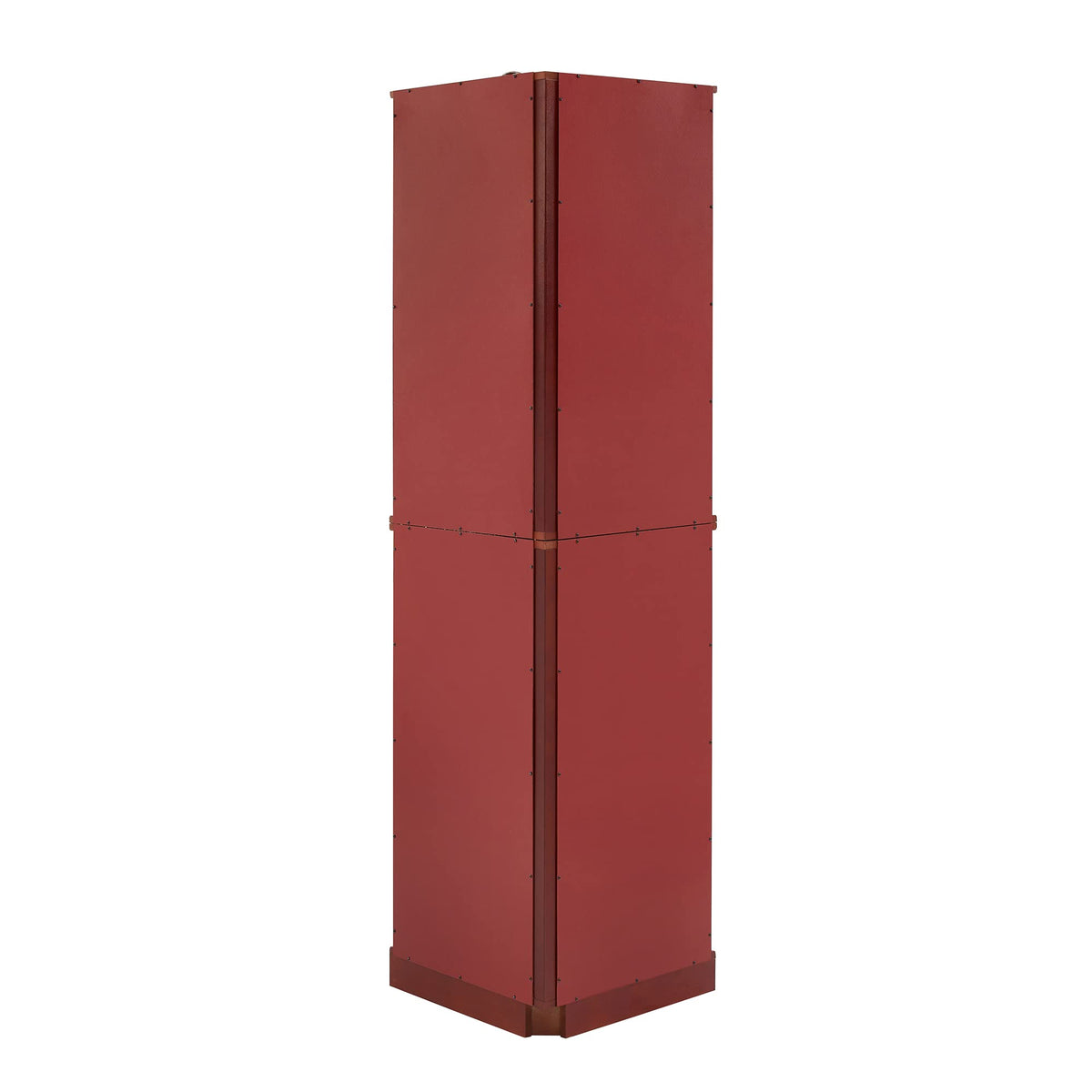 6 Shelf Corner Curio Display Cabinet with Lights and Mirrors