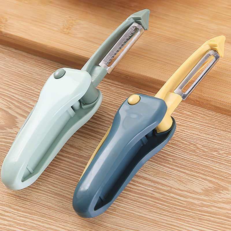 Stainless Steel Fruit Peeler – Non-Slip Grip, Rust-Resistant Blade
