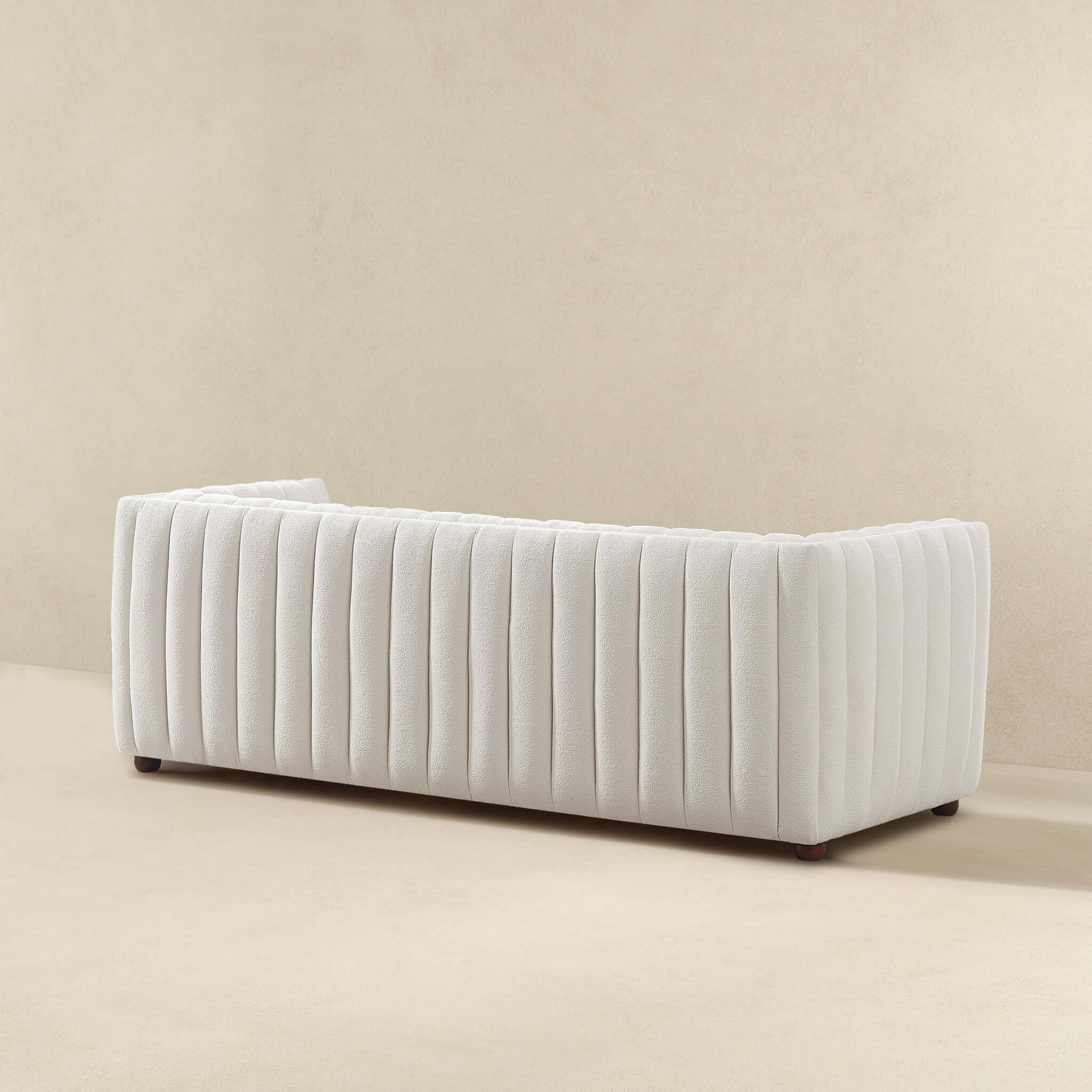 April Mid Century Modern Luxury Tight Back Sofa