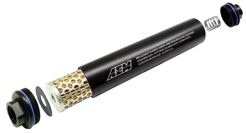 AEM Universal High Volume Fuel Filter Element 25-202
