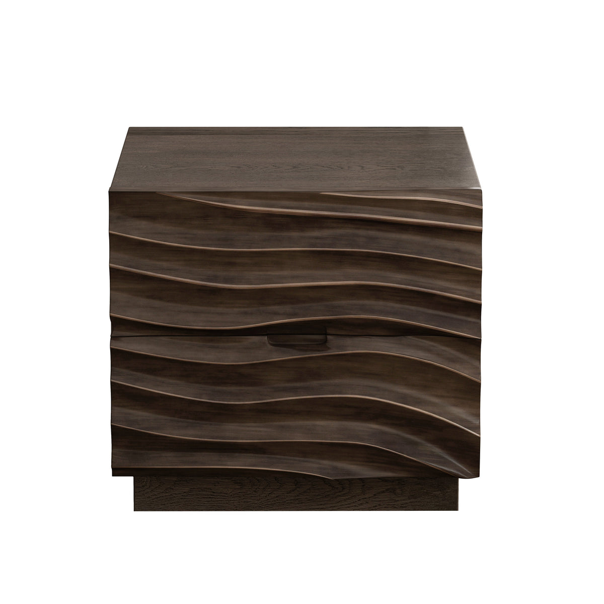 Solid Wood Nightstands, Bedside Table with 2 Drawers