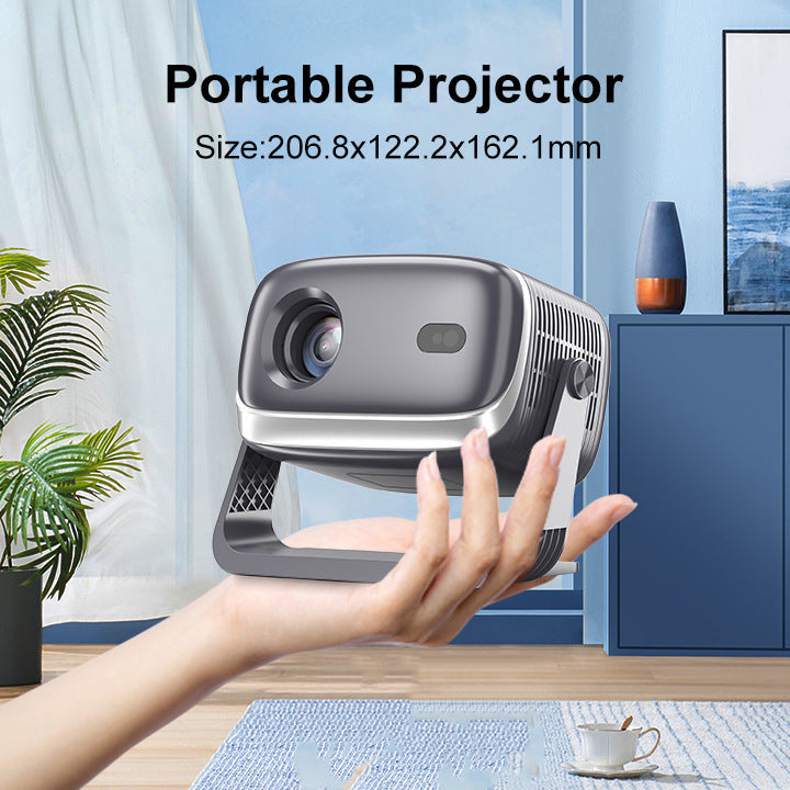 1080P Auto-Focus Portable Projector For Home Office And Bedroom