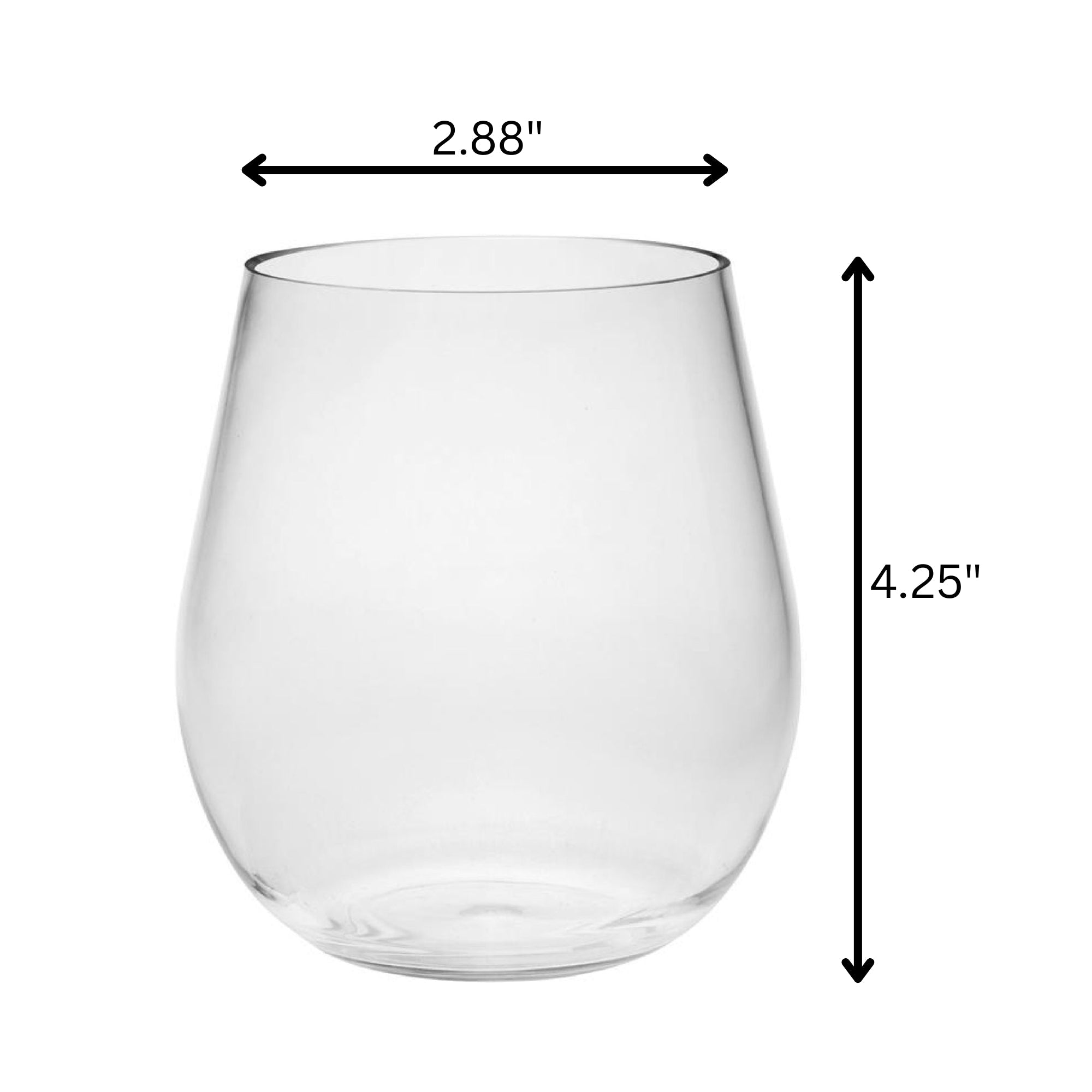 Oval Halo Tritan Drinking Glasses Set of 4 (18oz)