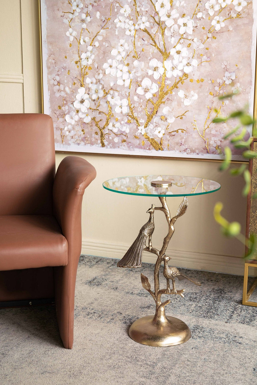 Artistic Round Side Table