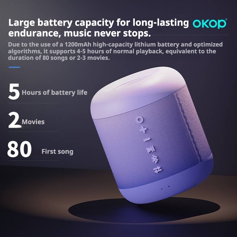 KP-841 Best-selling Wireless Bluetooth Speaker Featuring A Portable Handle And RGB Lighting Factory Stock Available Long Battery Life And High Volume