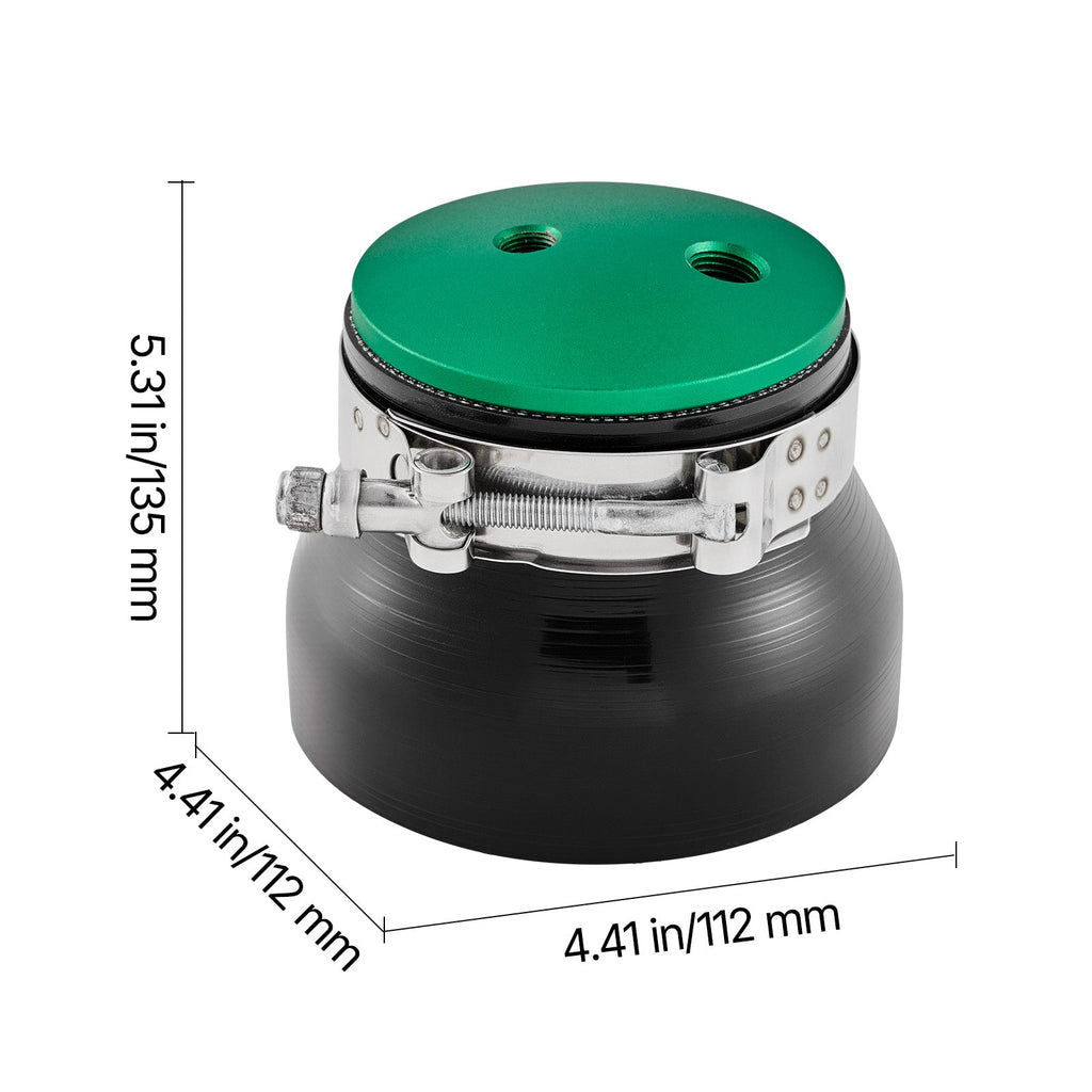 Turbo Boost Leak Tester with 4" & 3" Aluminum End Cap