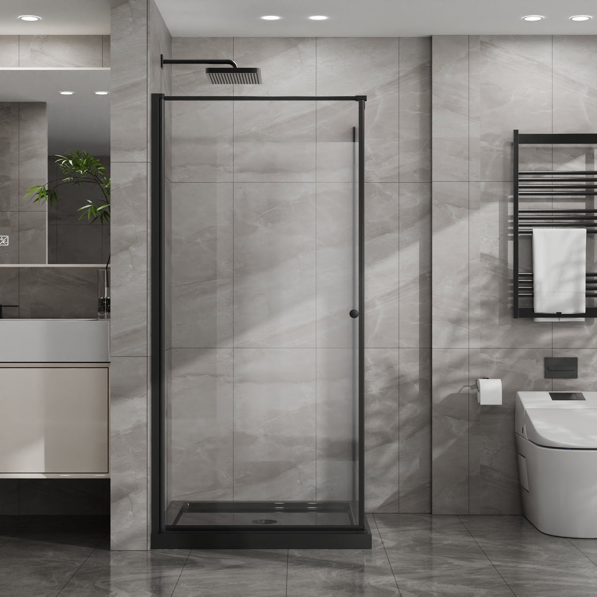 Goodyo Shower Enclosure 36 in.D x 36 in.W x 72 in.H