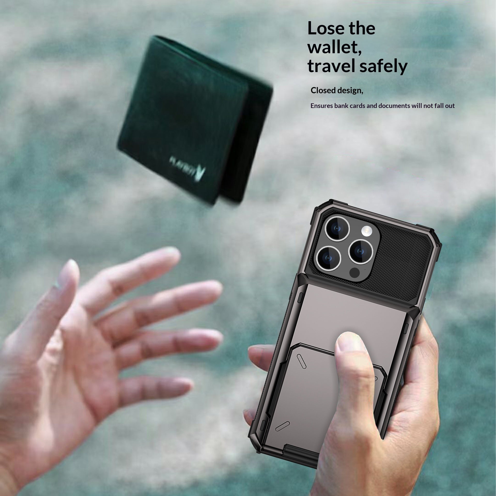 Fashionable Casual Flip Cover Shock-proof Phone Case