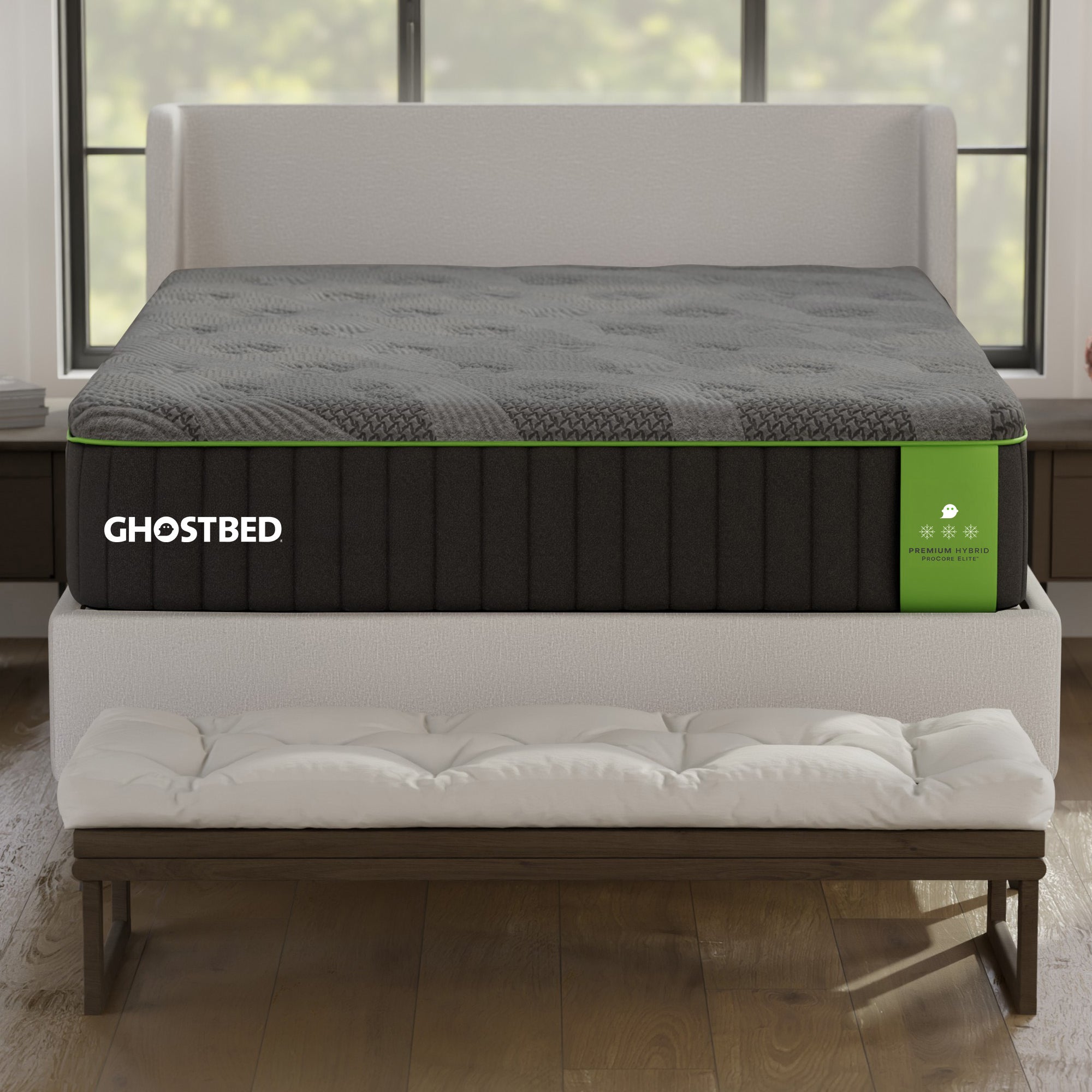 GhostBed Premium 14" Twin XL Hybrid Mattress