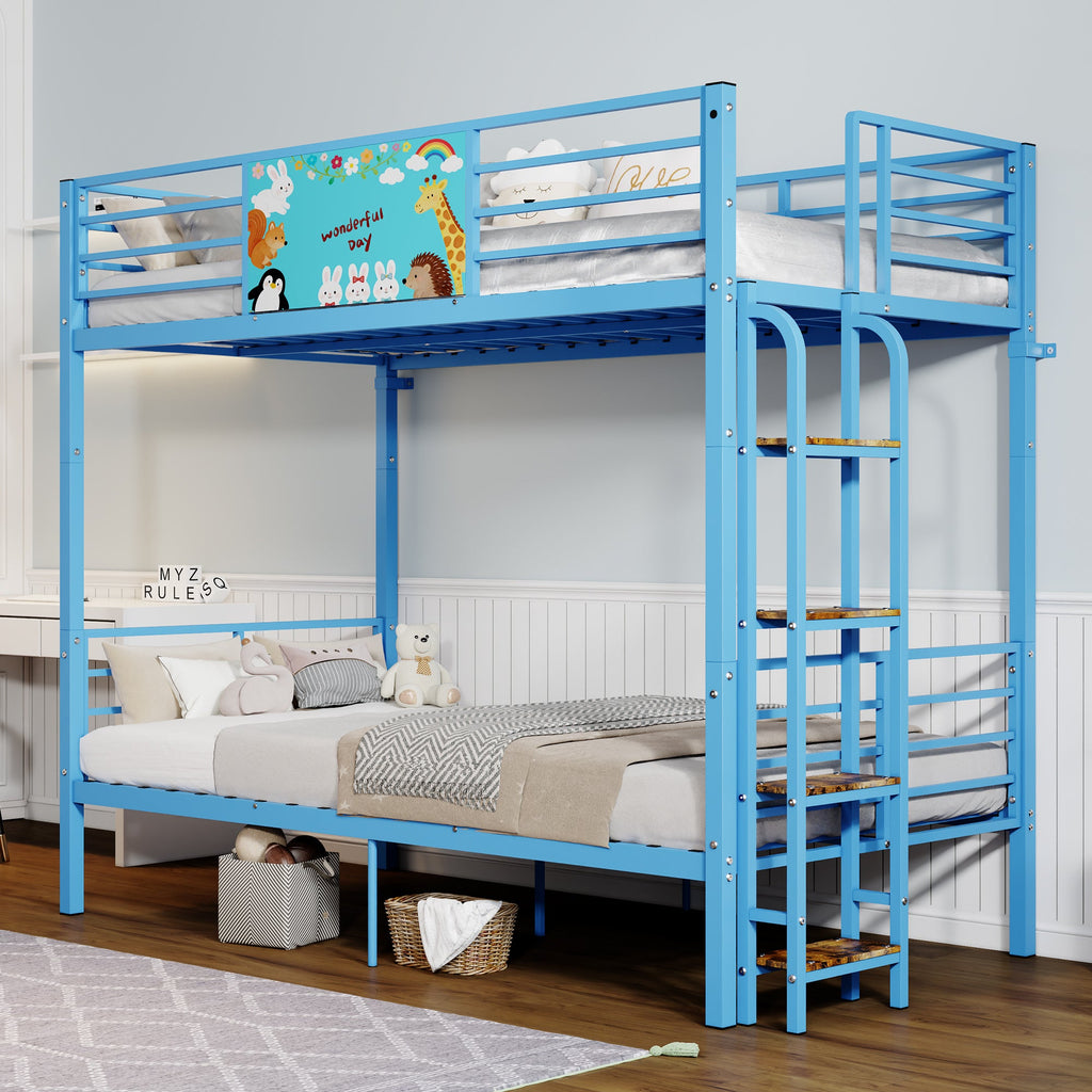 Twin Over Twin Metal Bunk Bed