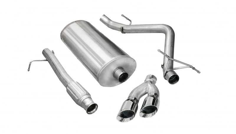 Corsa 09-13 Chevrolet Silverado Reg. Cab/Long Bed 1500 4.8L V8 Polished Sport Cat-Back Exhaust 14900