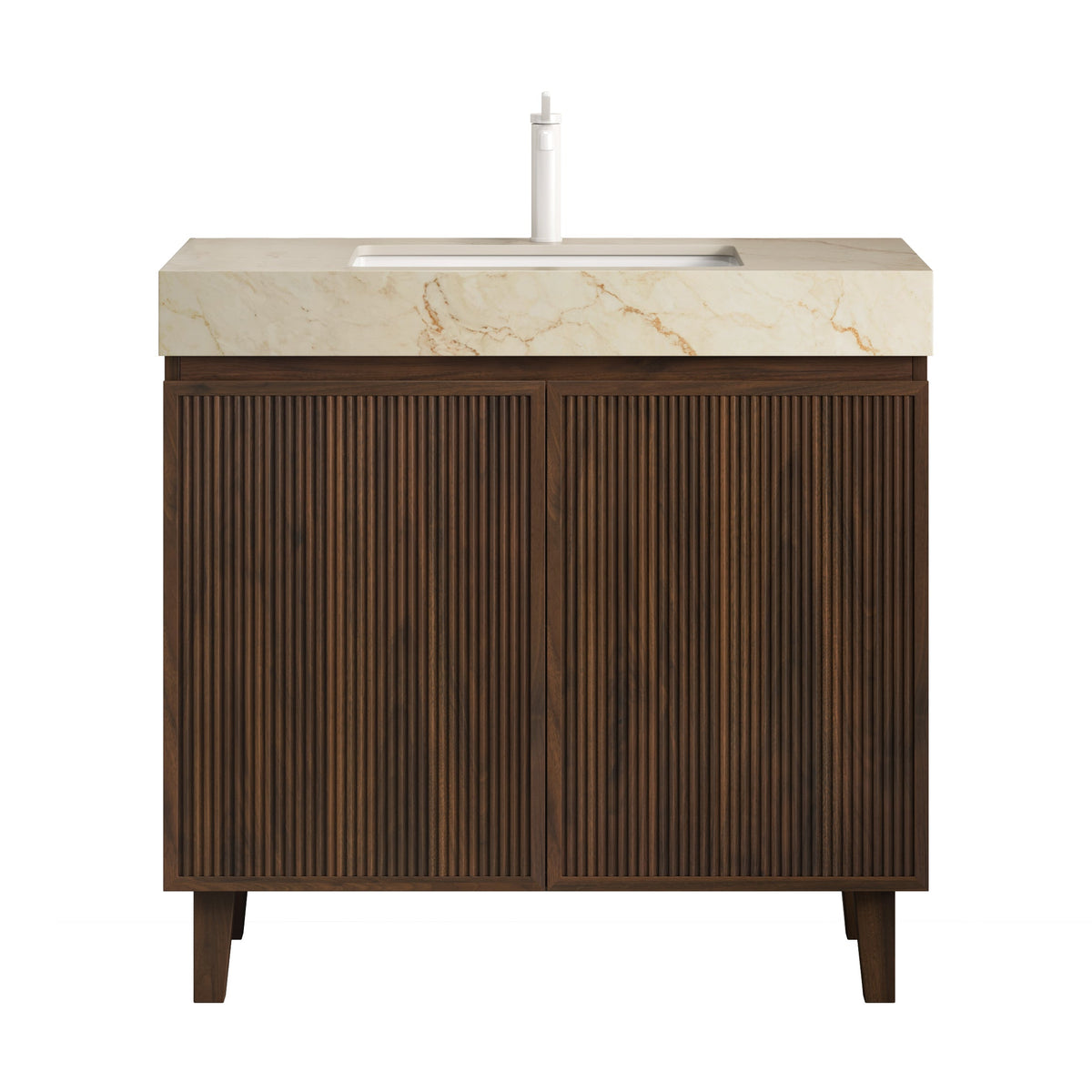 LULA 36" Bathroom Vanity & Sink, Freestanding Cabinet