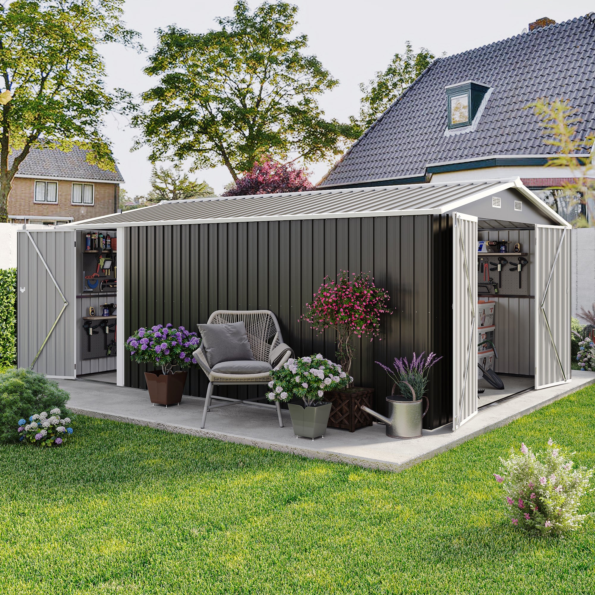 Campcraft Outdoor Storage Shed 10×14 FT