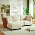 Velora 4-Piece L Shaped Boucle Modular Sectional Sofa