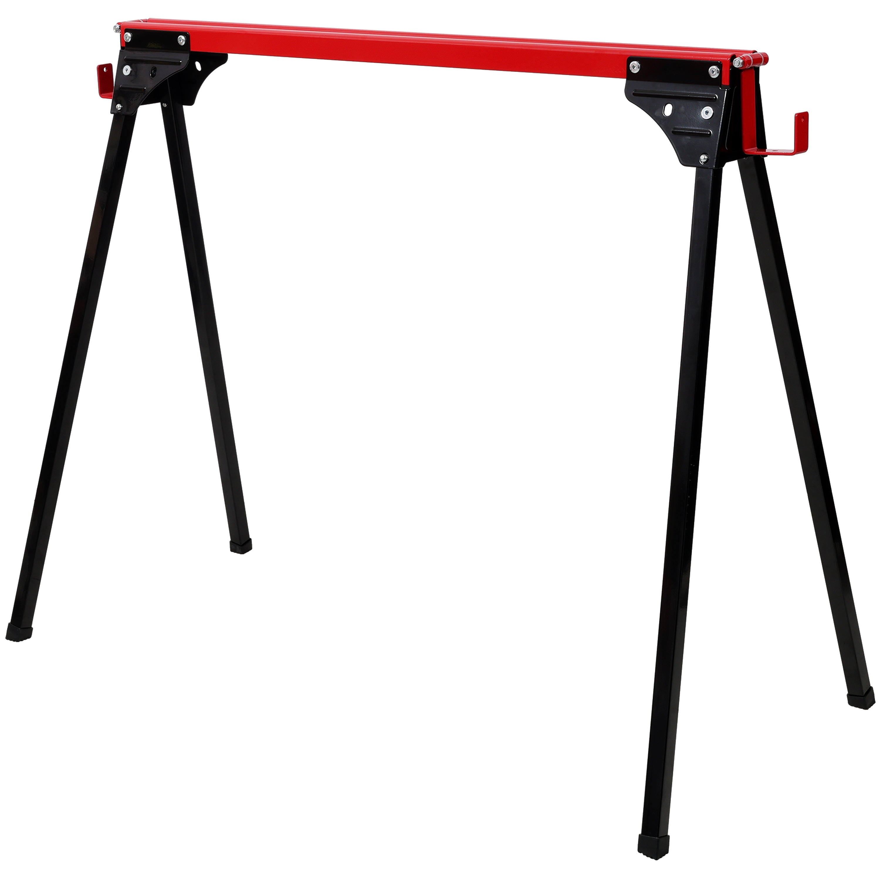 Folding Portable Work Horses - Heavy Duty Steel Saw Horses (2 Pack)