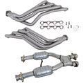BBK 86-93 Ford Mustang 1-3/4 Long Tube 351 Swap Headers w/High Flow Catted X-Pipe (Ti Ceramic) 15692