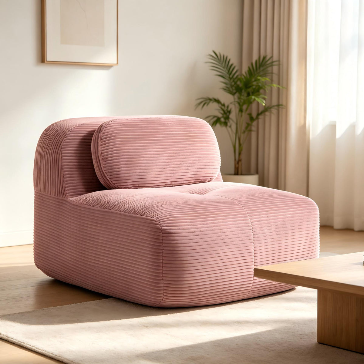 Corduroy Single Sofa Chair