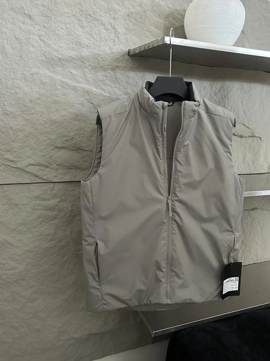 Unisex Lightweight Insulated Puffer Vest, Stand Collar Sleeveless Warm Gilet, Casual Simple Quilted Vest For Men Women Outdoor Commute Layering