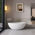 61 Inch Solid Surface Freestanding Bathroom Bathtub