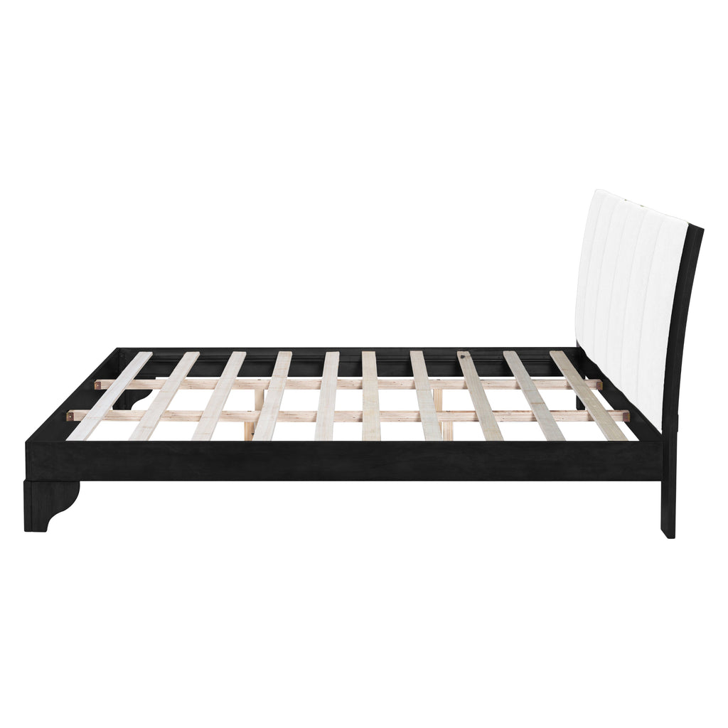 King Size Bed Frame in Black and White